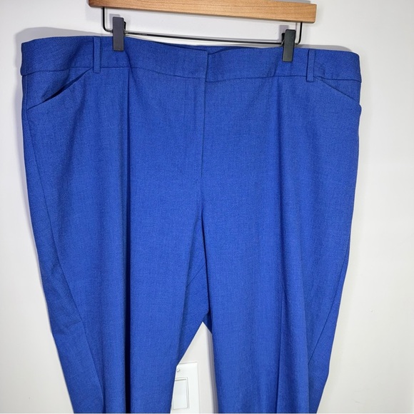 Talbots Blue Hampshire Ankle Pants Size 24 - Picture 4 of 16